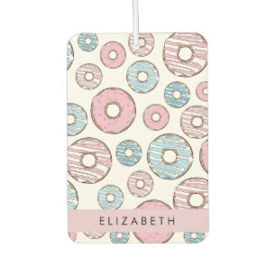 Pink Doughnuts, Blue Doughnuts, Sprinkles, Your Na Air Freshener