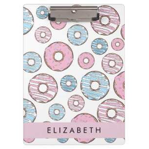 Pink Doughnuts, Blue Doughnuts, Sprinkles, Your Na Clipboard
