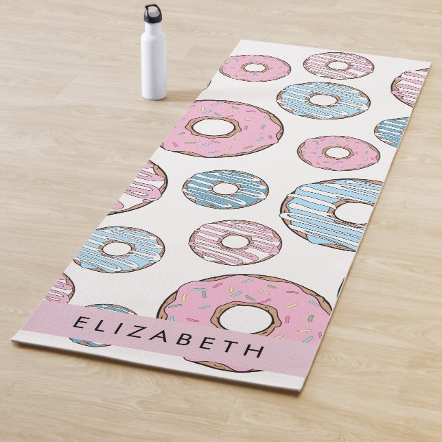 Pink Doughnuts, Blue Doughnuts, Sprinkles, Your Na Yoga Mat (In Situ)