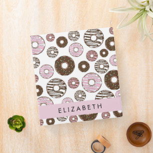 Pink Doughnuts, Brown Doughnuts, Sprinkles, Your N Binder
