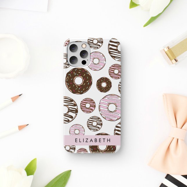 Pink Doughnuts, Brown Doughnuts, Sprinkles, Your N Case-Mate iPhone Case (Creator Uploaded)