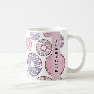 Pink Doughnuts, Purple Doughnuts, Sprinkles, Your  Coffee Mug