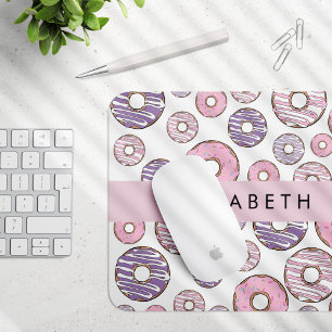 Pink Doughnuts, Purple Doughnuts, Sprinkles, Your Mouse Pad
