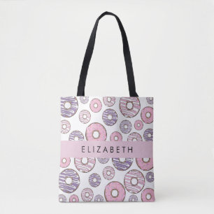 Pink Doughnuts, Purple Doughnuts, Sprinkles, Your Tote Bag