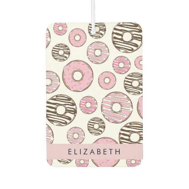 Pink Doughnuts, White Doughnuts, Sprinkles, Your N Air Freshener (Front)