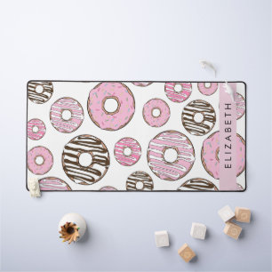 Pink Doughnuts, White Doughnuts, Sprinkles, Your N Desk Mat