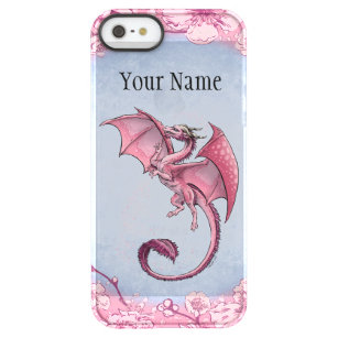Pink Dragon of Spring Nature Fantasy Art Permafrost® iPhone SE/5/5s Case