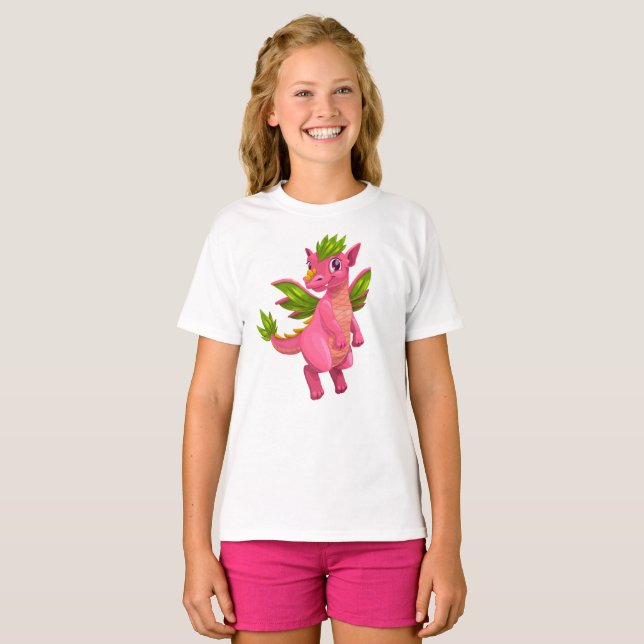 Pink Dragon T-Shirt (Front Full)