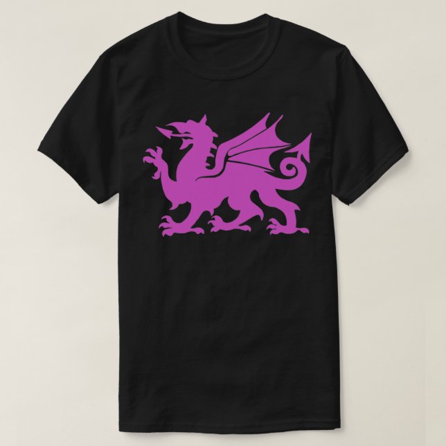Pink Dragon T-Shirt (Design Front)