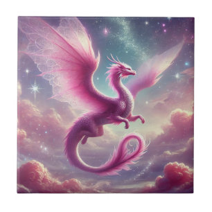Pink Dragon Tile