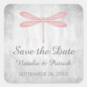 Pink Dragonfly Enregistrer les stickers Date