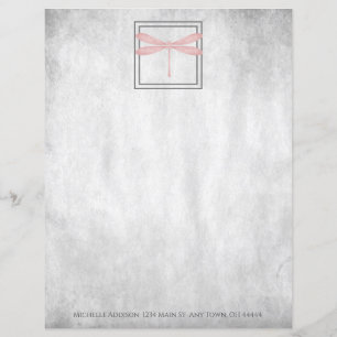 Pink Dragonfly Personalized Paper Sheet