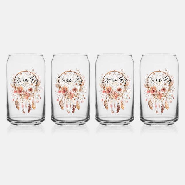 Pink Dream Catcher Boho Floral (Recto)