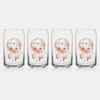 Pink Dream Catcher Boho Floral