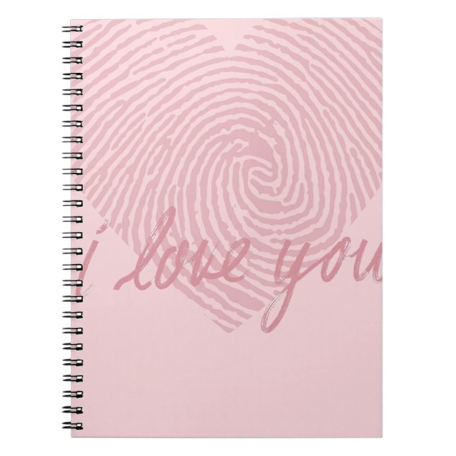PINK DREAM | I Love U Notebook (Front)