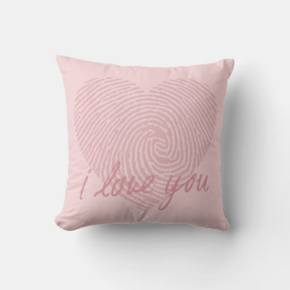 PINK DREAM | I Love U Throw Pillow