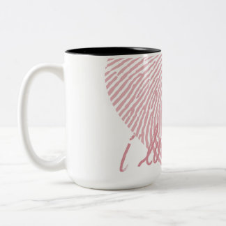 PINK DREAM | I Love U Two-Tone Coffee Mug