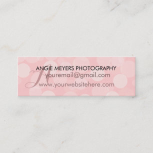 Pink Dream Mini Business Card