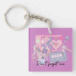 Pink Dreams – Don’t Forget Me Nostalgic Keychain