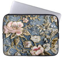 Pink Dreams in Embroidered Jeans Style 