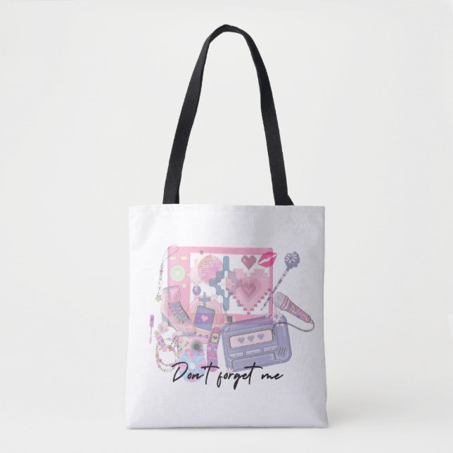 Pink Dreams Nostalgic Tote – A Memory You Can Hold Bag (Front)
