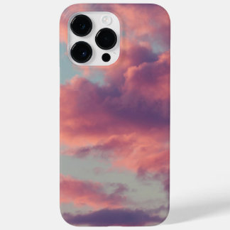 Pink Dreamy Aesthetic Sunset Clouds Case-Mate iPhone 14 Pro Max Case