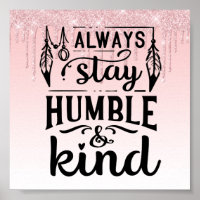 Pink Dripping Glitter Inspirational Quote Poster