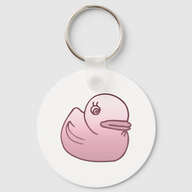 Pink Duck Keychain (Front)