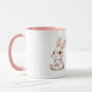 Pink Easter Bunnies Mug