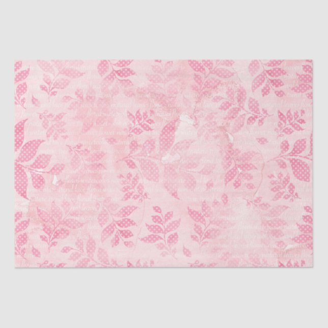 Pink Easter Tissue Paper (Front)