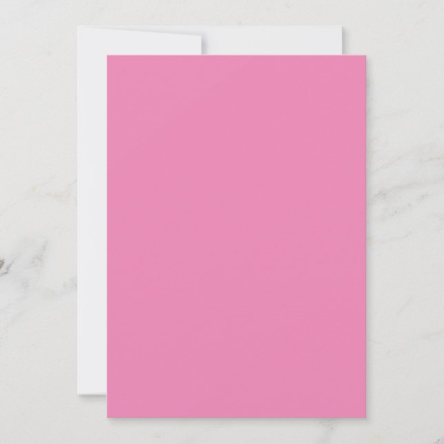Pink #EF8484, Cadillac Pink Invitation (Front)