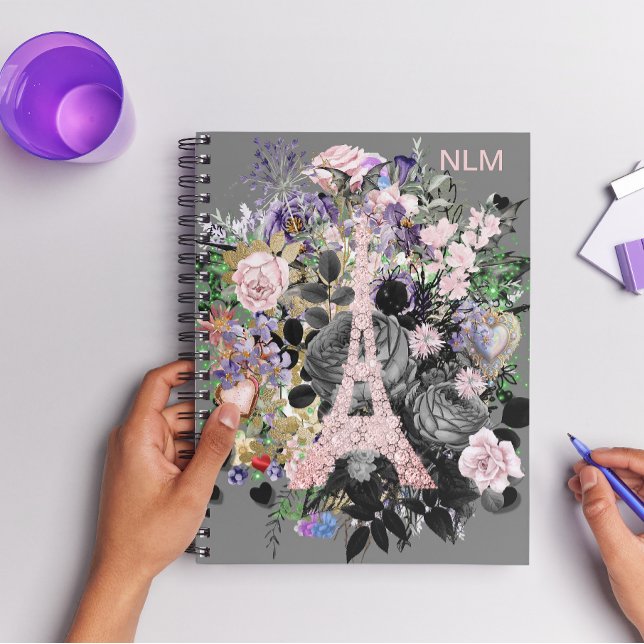 Pink Eiffel Tower  Notebook (Creator Uploaded)