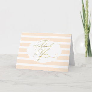 Pink Elegance Thank You Cards