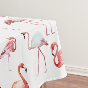 Pink Elegant Flamingo pattern Tablecloth
