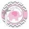 Pink Elephant and Chevron Print Baby Shower