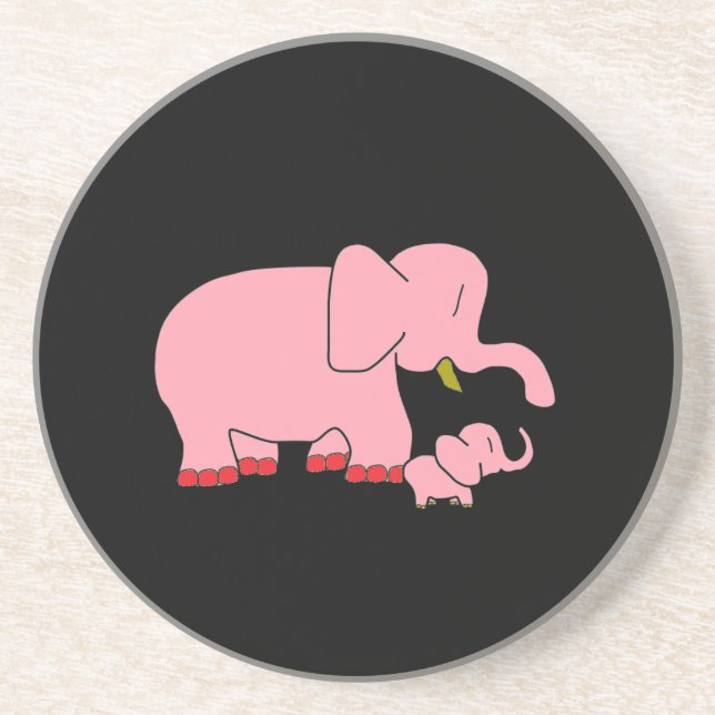 Pink Elephant Coaster (Front)