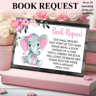 Pink Elephant demander carte ticket Rustic