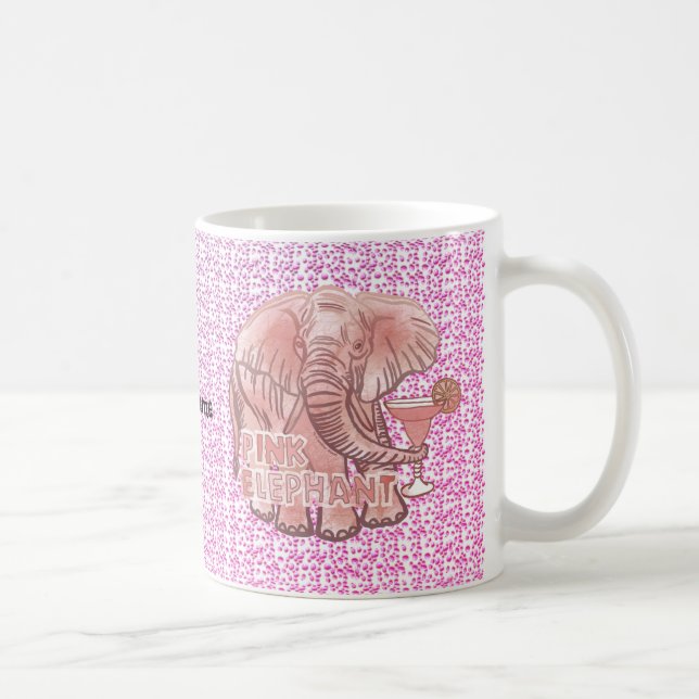 Pink Elephant  Mug (Right)