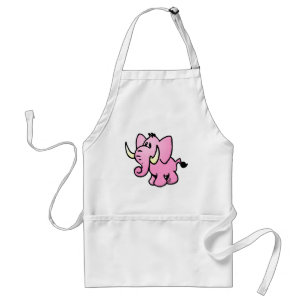 Pink Elephant Standard Apron