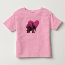Pink Elephant Toddler T-shirt