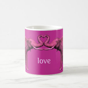 Pink Elephants Coffee Mug