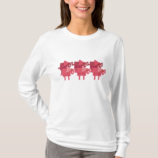 Pink ELEPHANTS T-Shirt (Front)