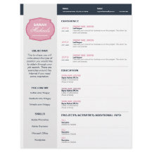 Pink Emblem Resume
