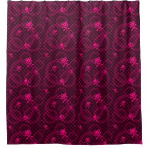 Pink Emo Pattern With Circles