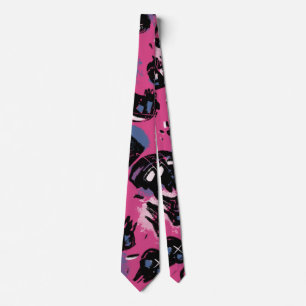 Pink emo scull Accessories Suit Accessorieck Ties
