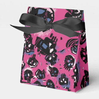 Pink emo scull Crafts & Party Supplies Packaging   Favor Box