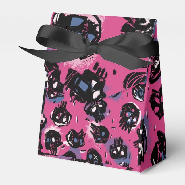 Pink emo scull Crafts & Party Supplies Packaging   Favor Box (Front Side)