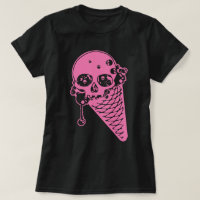 Pink Evil Ice Cream Cone T-Shirt