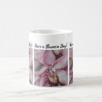 Pink Exotic Orchid Watercolor Flower