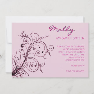 Pink Explosion Invitation